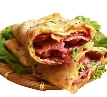Double Egg Bacon with Meat Floss