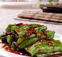 Braised Green Pepper with Tiger Stripes