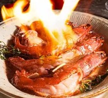 Grilled White Wine Vanilla Butter Shrimp
