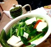 Spinach Tofu Soup