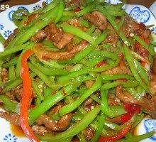 Green Pepper Shredded Pork