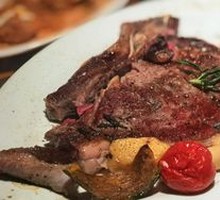 High-Temperature T-Bone Steak