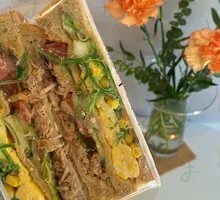 Tuna Seaweed Whole Wheat Sandwich