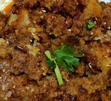 Steamed minced meat