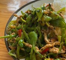 Green Pepper Shredded Pork Rice