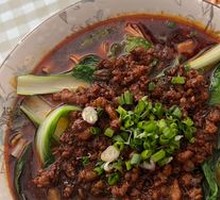 Spicy Broad Noodles in Red Soup