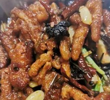 Braised Chicken Feet with Tiger Skin