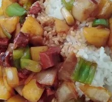 Beef and Potato Rice Bowl