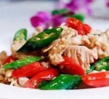 Pickled Pepper Tripe Rice Bowl