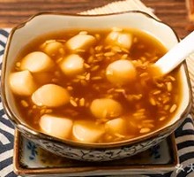 Red Sugar Fermented Rice Ball Soup
