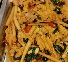 Perilla Sour Bamboo Shoots Stir-Fried Tofu Noodles