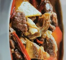 Carrot Stewed with Preserved Lamb