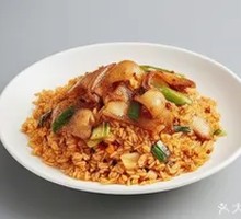 Stir-fried Pork with Fried Rice