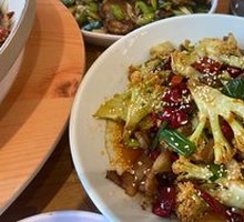 Spicy Cauliflower in Hot Pot