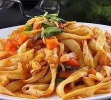 Stir-Fried Knife-Sliced Noodles