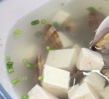 Clam and Tofu Soup