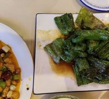 Braised Green Pepper with Tiger Stripes