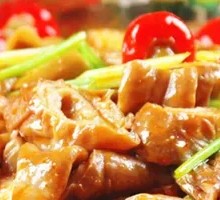 Spiced Pig Intestines Salad
