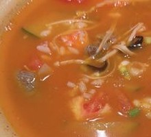 Tomato Bean Soup Rice