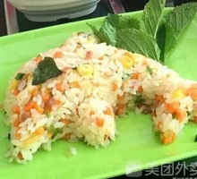 Green Bean and Pork Stir-Fried Rice