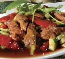 Pickled Chili Beef Strips