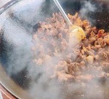 Sautéed Rooster Meat