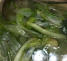 Boiled Baby Bok Choy