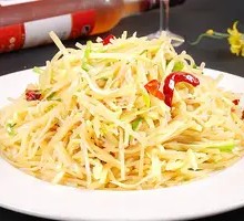 Potato Shredded Pork Rice Bowl