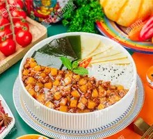 Spicy Meat Sauce Potato Rice Bowl