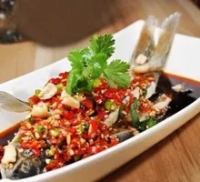 Cold-mixed crucian carp