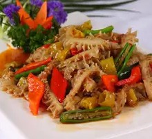 Three Pepper Beef Tripe