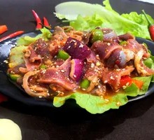 Tripe from the stomach of cattle