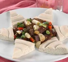 Scallion Pork Flatbread