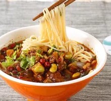 Dan Dan Noodles with Pork Sauce