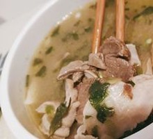 Clear Soup with Beef Offal