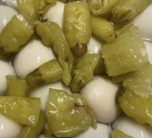 Pickled Chili Bamboo Egg