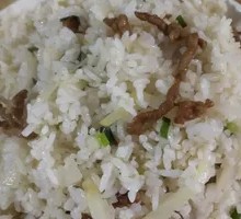 Potato and Pork Fried Rice