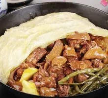 Stewed Goose in Iron Pot