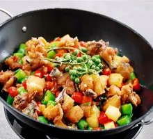 Spicy Sichuan Chicken in Dry Pot