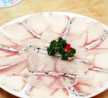 Black fish slices