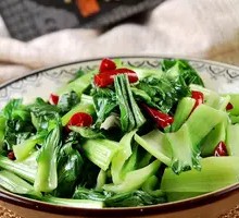 Stir-Fried Shanghai Greens