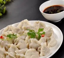 Dry Tossed Pork and Chive Dumplings