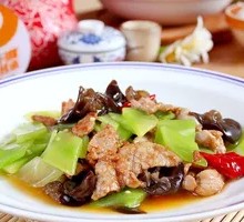 Bamboo Shoots and Wood Ear Mushroom with Pork Slices