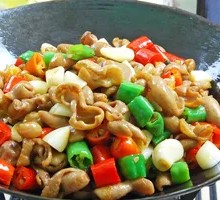 Spicy Pork Intestines Stir-fry