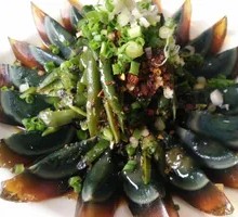 Green Pepper and Century Egg