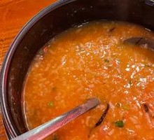 Tomato Beef Rice Porridge