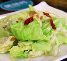 Fried Pork Crumbs with Bok Choy