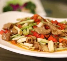 Pan-fried Pork Intestines