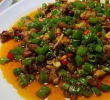 Spicy Chicken with Green Peppers
