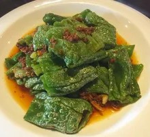 Braised Green Pepper with Tiger Stripes